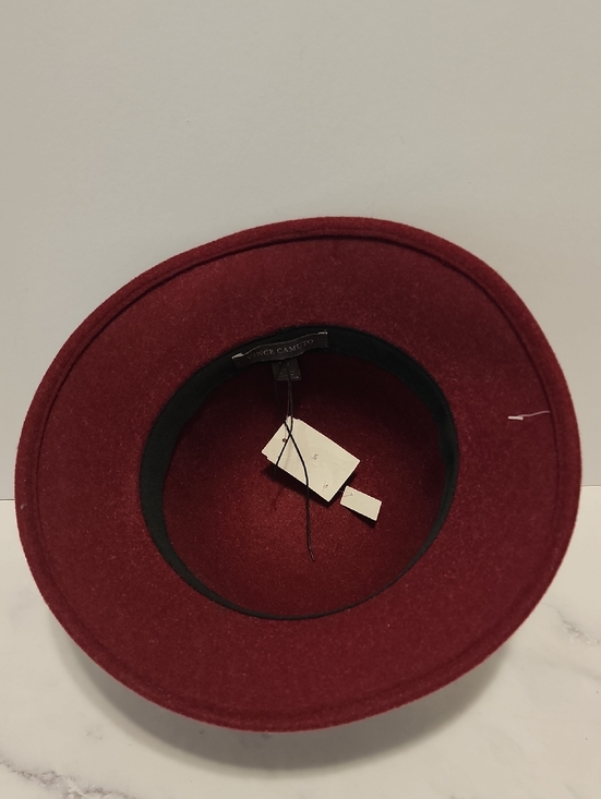 Vince Camuto Brand New Elegant Wine  Burgundy Hat with Gold Accent main image 4